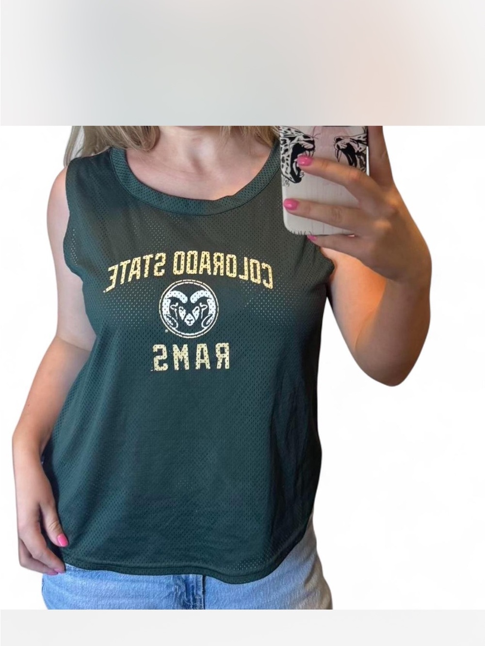 Colorado State Rams Mesh Tank Top
